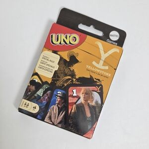 Mattel UNO Yellowstone‎ Card Game For Kids And Adults.